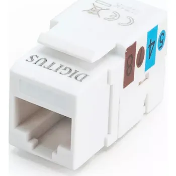 Počítačové příslušenství Digitus CAT 6 Keystone Jack, nestíněný RJ45 na LSA, barva černá DN-93601