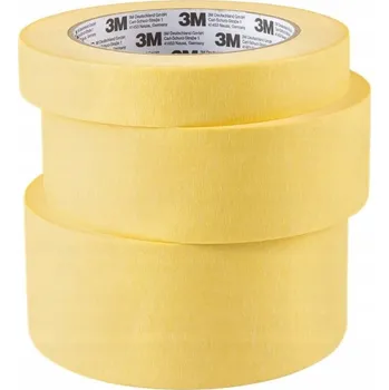 Lepicí páska Papírové maskovací pásky 3M 3x50m sada