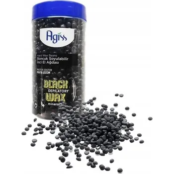 AGISS TVRDÝ VOSK VOSK NA DEPILACI V GRANULÍCH/DROPSÁCH BLACK ČERNÝ 220G