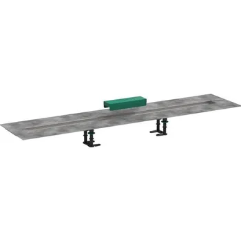 Odvodňovací žlab Hansgrohe Raindrain Instalační sada lineárního sprchového žlabu 1200, nerez