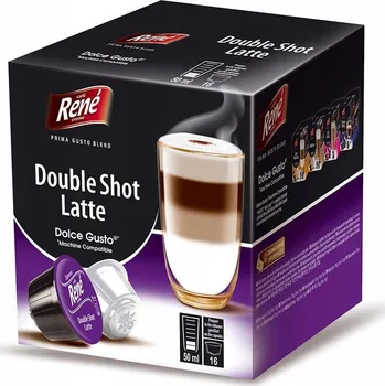 Kapsle do Dolce Gusto Café René Double Shot Latte, 16 ks