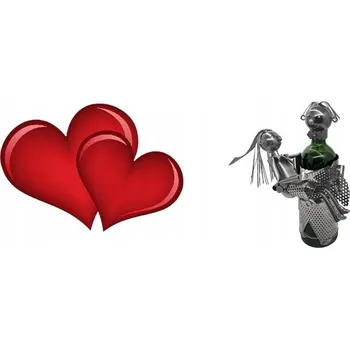 Stojan na víno Dekorativní stojan na víno a vodku "Para-Love" Valentýn W192