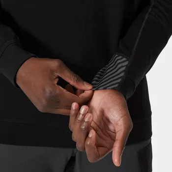 pracovní tričko Helly Hansen Tričko LIFA Merino 75106, funkční, dlouhý rukáv, pánské COT595106aik14-navy/stone 4XL Navy/modrá stone