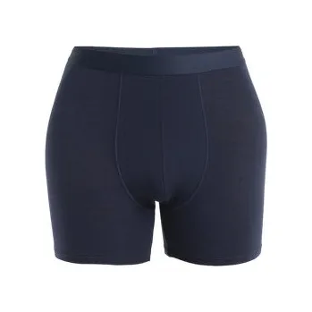 Pánské spodní prádlo Icebreaker Merino Core Boxers Men Midnight Navy modrá L