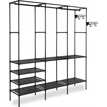 Šatní skříň Šatní skříň Gockowiak 329559MG 160 x 172 x 35 cm černá