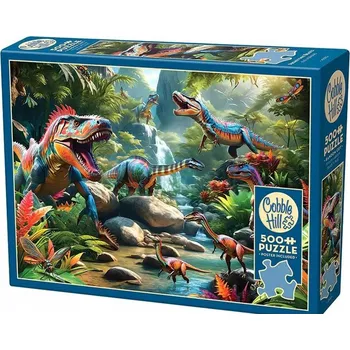 Puzzle Cobble Hill Puzzle 500 dílků – Prehistorické bestie