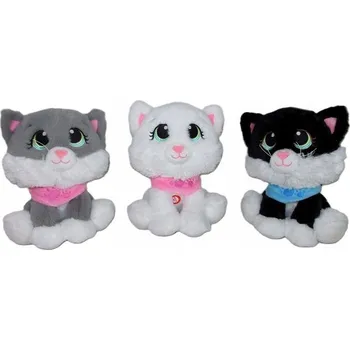 plyšák Plyšová Kočička Sedící, 3 barvy (Mluví) - 25 cm