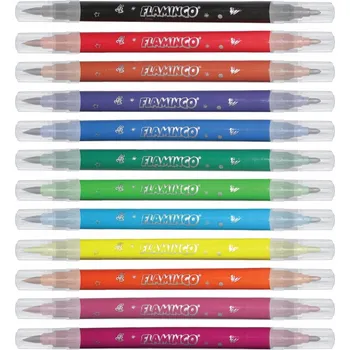 Barevné Fixy popisovače barevné popisovače pro děti, Hasta 12 ks