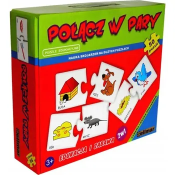 Puzzle Abino Puzzle 48 dílků Vzdělávací Puzzle spojte dvojice ABINO