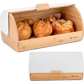 chlebník Chlebník jednodílný bílý bambusový