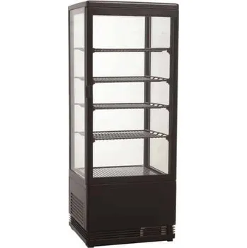 Cukrářská vitrína CS 98L černá