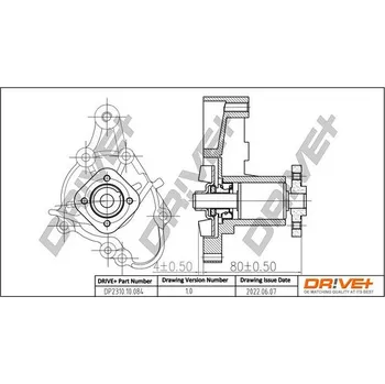 Chladič motoru Vodní čerpadlo, chlazení motoru DRIVE+ DP2310.10.084
