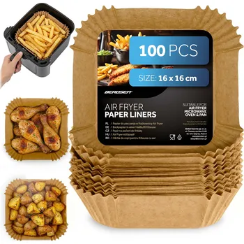 Pečicí papír Papír na pečení do fritézy 16 cm Berdsen - 100 ks