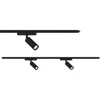 Bodové svítidlo BRILONER Luxtrail lištový systém, prodlužovací sada, 2x LED spoty, černá - BRILO BRILO 8026025