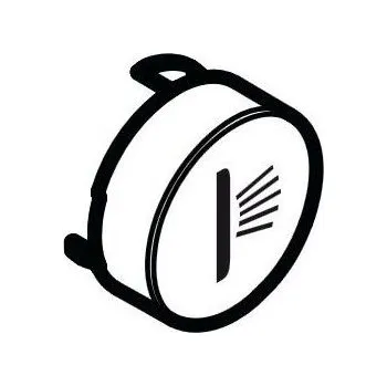 Hansgrohe Příslušenství Tlačítko pro boční sprchu, bílá