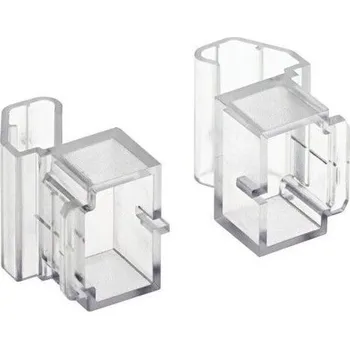 Hansgrohe Příslušenství Svorky pro misky na mýdlo Casetta'F, 2 ks, čirá
