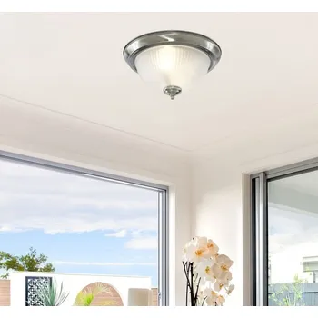 Svítidlo Searchlight 4042 Stropní koupelnové svítidlo AMERICAN DINER chrom