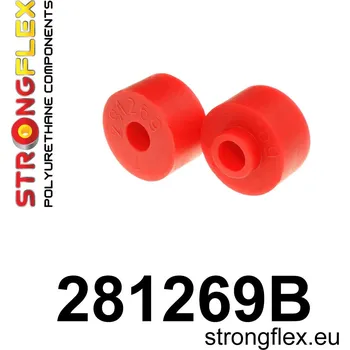 Silentblok nápravy 281269B: Strongflex Silentblok tyčky zadního stabilizátoru Black