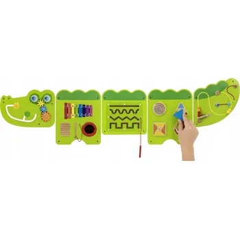 Obraz Dřevěný nástěnný panel Krokodýl