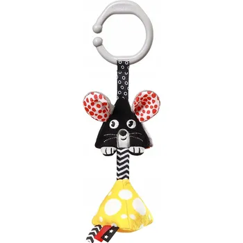 Hračka pro kojence Kontrastní senzorická hračka na kočárek, autosedačku, chrastítko Babyono 1676