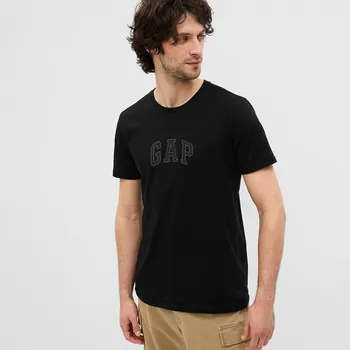 Pánské tričko Tričko GAP Intl New Arch Tee True Black L