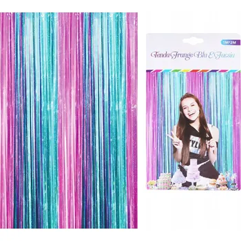 Obraz METALICKÁ PÁRTY ZÁCLONA BAREVNÁ FOTO POZADÍ MOŘSKÁ PANNA