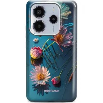 Odolný obal Mobiwear Elite Pro - Xiaomi Redmi Note 14 5G - E013E Květy na hladině - VÝPRODEJ (Odolné pouzdro, obal kryt Mobiwear Elite Pro - maximální ochrana mobilu Xiaomi Redmi Note 14 5G, zesílené hrany, přesné výřezy, pohodlné držení, odolná grafika,)