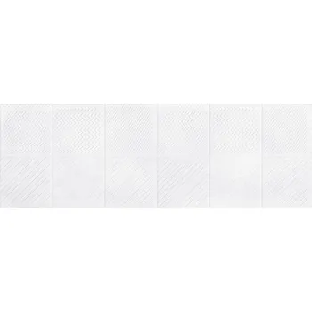 Dlažba Obklad do koupelny nebo kuchyně barevný Allegra White RLV 30x90 cm