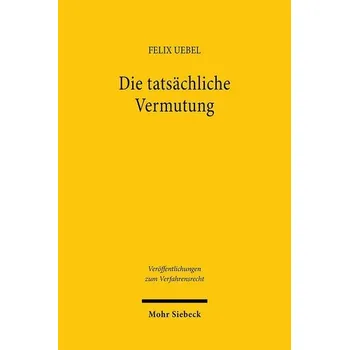 Die tatsächliche Vermutung - Disse, Miriam