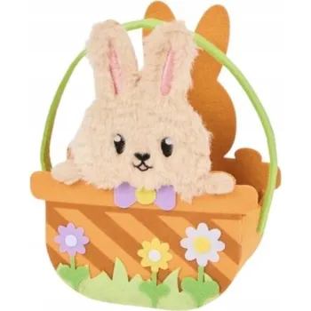Velikonoční dekorace VELIKONOČNÍ KOŠÍČEK FILCOVÝ PRO DĚTI ZAJÍČEK KOŠÍK NA Velikonoce