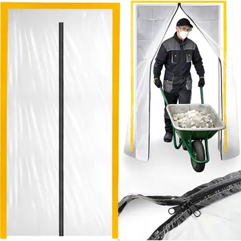 Obraz Protiprachové dveře Agmi fólie 110x220 cm se zipem