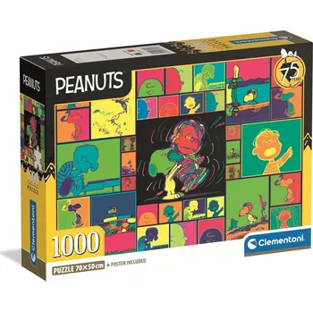 Puzzle PUZZLE 1000 COMPACT PEANUTS SNOOPY CLEMENTONI 37069