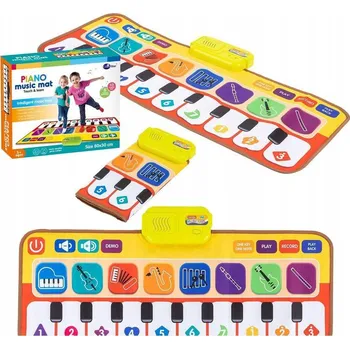 Obraz Taneční Podložka Trifox PODLOŽKA PIANO INTERAKTIVNÍ ZVUKY NÁSTROJŮ VELKÁ 80X30CM