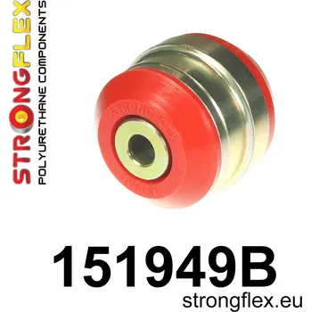 Silentblok nápravy 151949B: Strongflex Silentblok předního spodního ramene - zadní Black