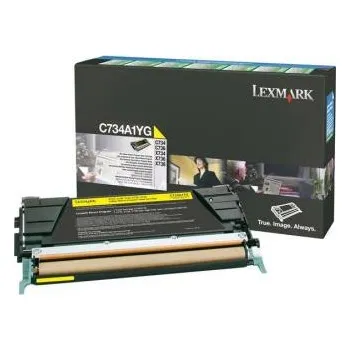 Počítač Toner Lexmark C734, C736, X734, X736, X738, yellow, C734A1YG, originál