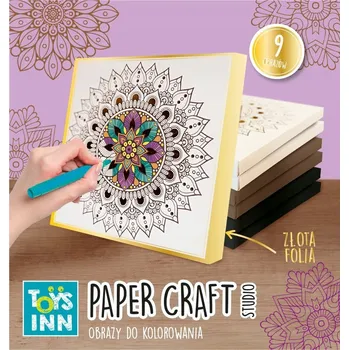 Obraz Obrázky k vymalování mandala, 9 ks STnux