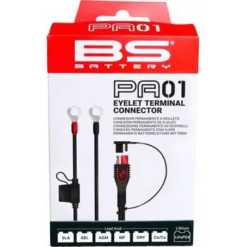 Nabíječka autobaterie Konektor pro stále připojení nabíječky BS BATTERY k baterii BS BATTERY PA-01 EYELET CONNECTOR 700513