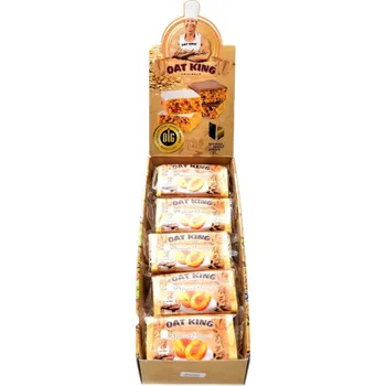 LSP nutrition Oat King Energy bar 10 x 95 g flapjack - apricot yogurt