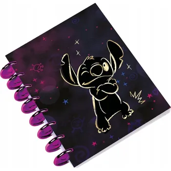 Blok DISNEY GOLD KOŁOBR A5 100 listů KROUŽKOVÝ blok s velkými kroužky VZ1 STITCH