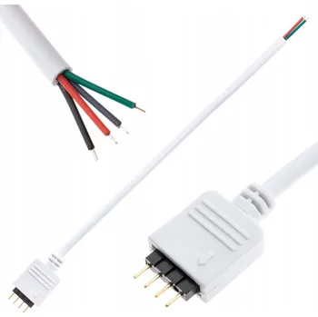 LED páska Konektor samec pro RGB LED pásek GOLDPIN 4PIN s kabelem