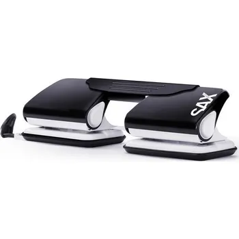 Děrovačka Děrovač Sax Design 300, 4 otvory, na 12 listů, černý