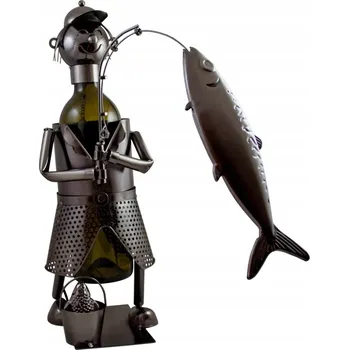 Stojan na víno Stojan na lahve Hinz rybář W96