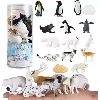 Figurka Woopie 639941 Sada figurek arktická zvířata 16 ks
