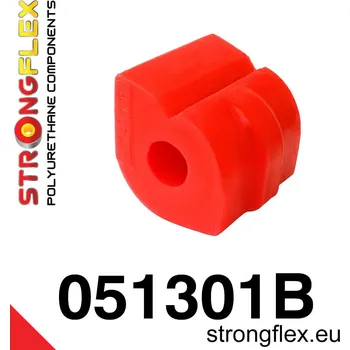 Silentblok nápravy 051301B: Strongflex Uložení předního stabilizátoru 19mm Red