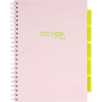 Sešit Sešit A4 s mřížkou Strigo, 100 listů