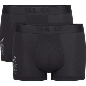 Pánské spodní prádlo 2pack pánských boxerek SLOGGI Base Soft Shorts Modal černé M