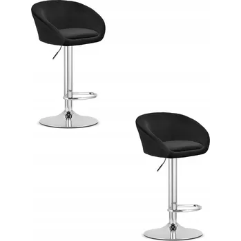 Barová židle Barová Židle Leobert černý 103 cm látkový