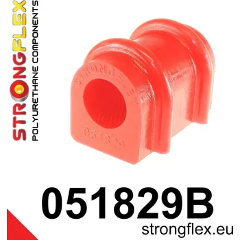 Silentblok nápravy 051829B: Strongflex Silentblok předního stabilizátoru 21mm Red