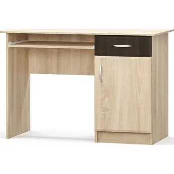 Psací stůl Pracovní stůl CRUBE 1, dub Sonoma / wenge