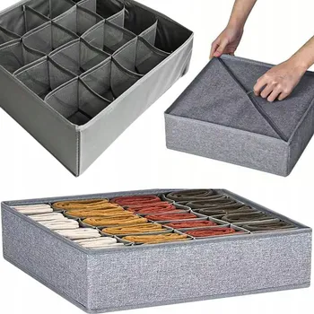 Organizér oblečení ORGANIZÉR NA SPODNÍ PRÁDLO A PONOŽKY DO ZÁSUVKY, SKŘÍNĚ, VLOŽKA SE 16 PŘIHRÁDKAMI